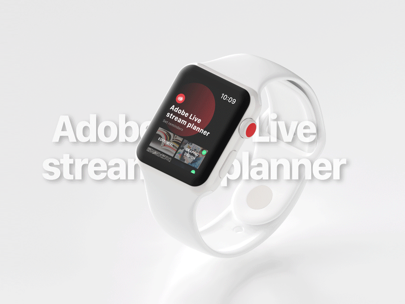Adobe Live - Livestream planner