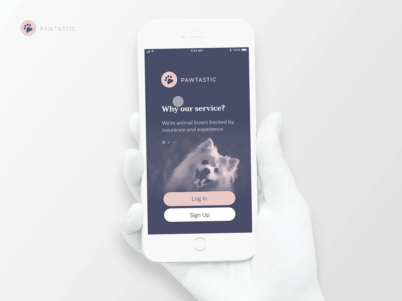 Daily UI: Pawtastic Sign Up Screen