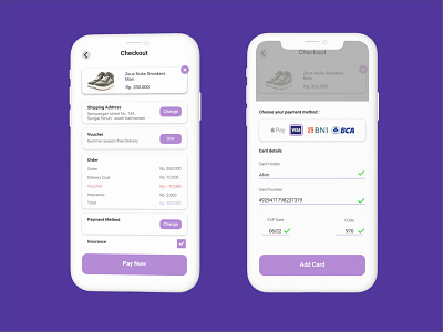 Credit Card Checkout Daily UI :: 002 app branding design flat graphic design illustration ui ux