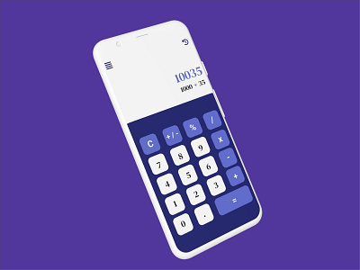 Calculator Daily UI :: 004 app branding design flat graphic design ui ux