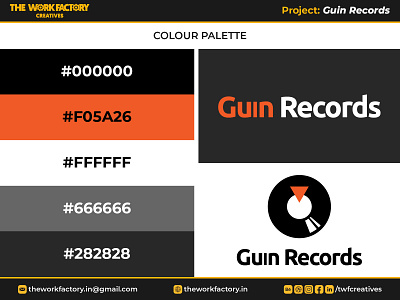 Guin Records - Colour Palette
