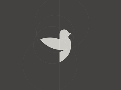 A pigeon bird construction logo pigeon