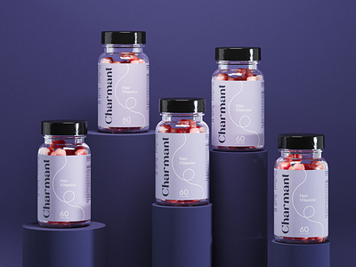 Label Design Vitamis 3d branding graphic design label design vitamins