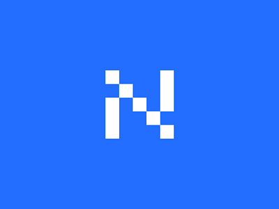 N icon logo logo design n