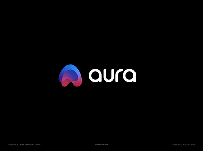 Aura branding graphic design icon logo logo design