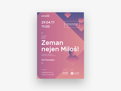 Zeman - not only Milos! design h00kdump h00kdump108 illustration ki polygraphy poster typography vector дизайн полиграфия постер