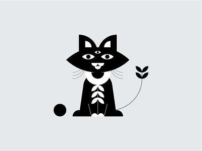Cat animal cat forms graphic icon design symbols