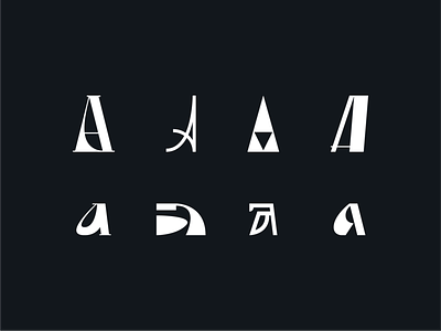 Letter A cyrilic font design letter a letters typogaphy