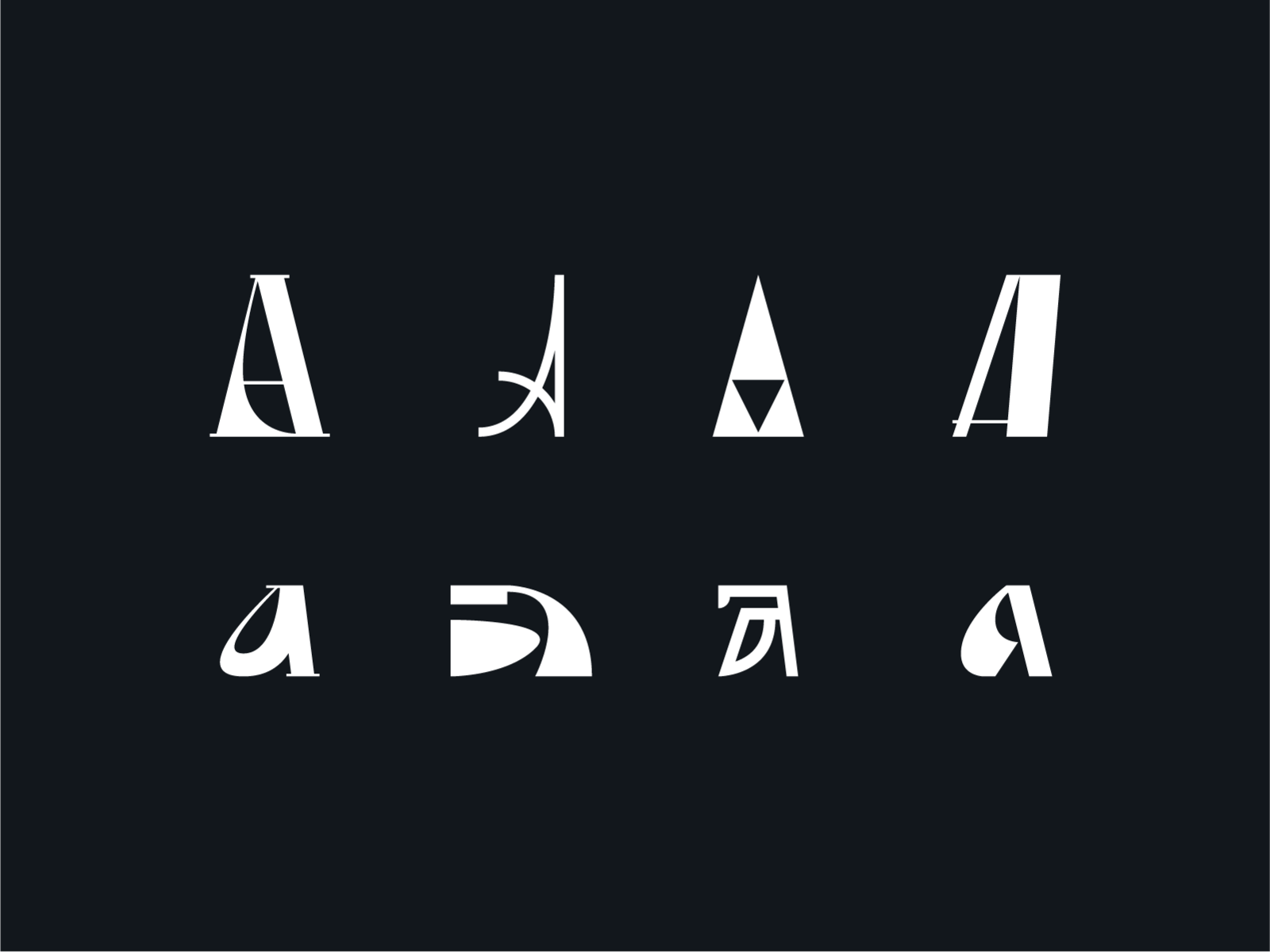 Letter A by Max Hodlevskyi on Dribbble