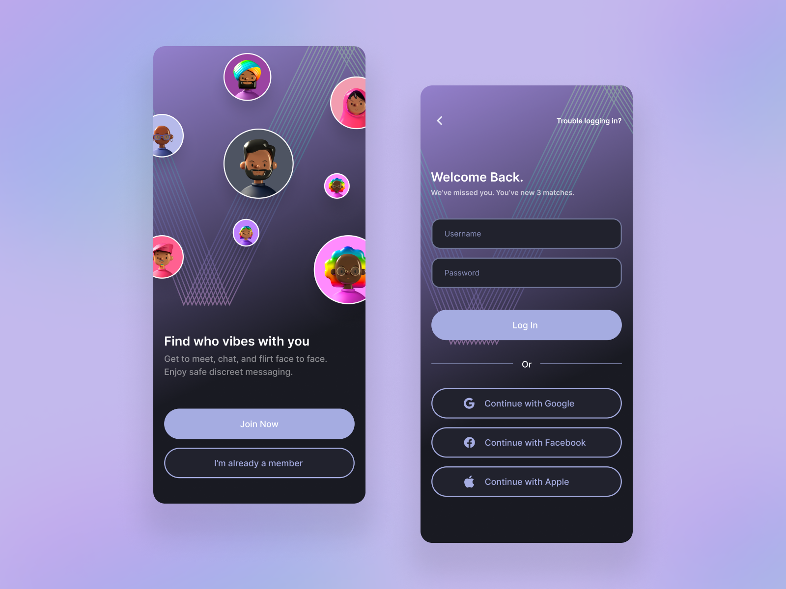 SGA 1.3 Log In Screen Exploration by Onuoha David Femi on Dribbble