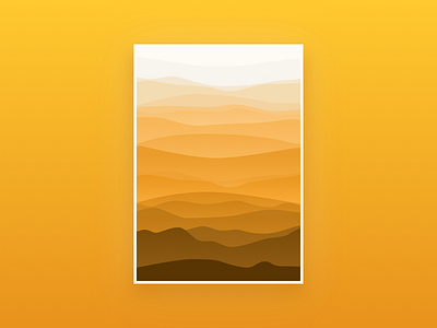 colour autumn colour gradient illustration mountain