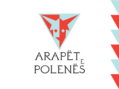 ARAPËT E POLENËS geometric graphic design graphicdesign illustration logo logo design triangle