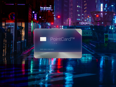 PointCard™ Future Edition bank banking card cyber cyberpunk dark design future graphic design graphicdesign payment pointcard