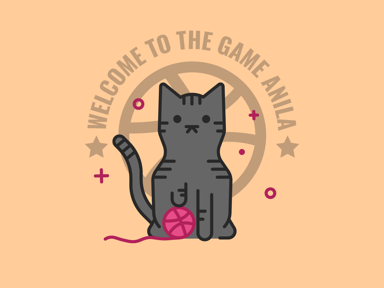 Meow cat dribbble dribbble invitation dribbble invite graphic design graphicdesign gray illustration invitation kitten kitty pussy pussycat