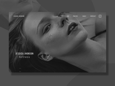 Web Design Actress design graphic design illustration ui ux website design