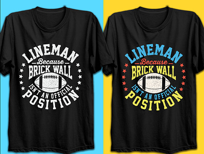 New American Football T-shirt Design american football american football t shirt design brick wall football lover gift football shirt ideas for family football t shirts graphic design jersy lineman rugby rugby lover gifts t shirt design vintage