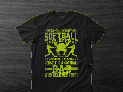 Custom Softball T-Shirt Design baseball best tshirt design custom tshirt new t shirt design softball player t shirt design tshirt design vintage