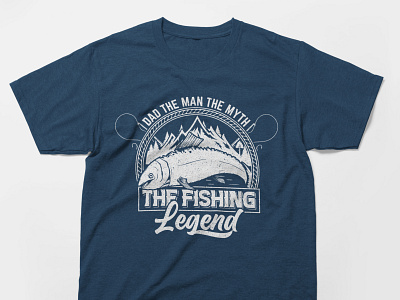 Fishing DAD Vintage T-Shirt Design apparel clothing dad fish fishing fishing shirts funny shirts graphic design shirt t shirt tshirt vintage