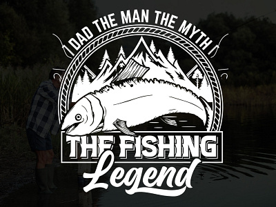 Vintage Fishing Outdoor T Shirt Design by Happy Zone on Dribbble