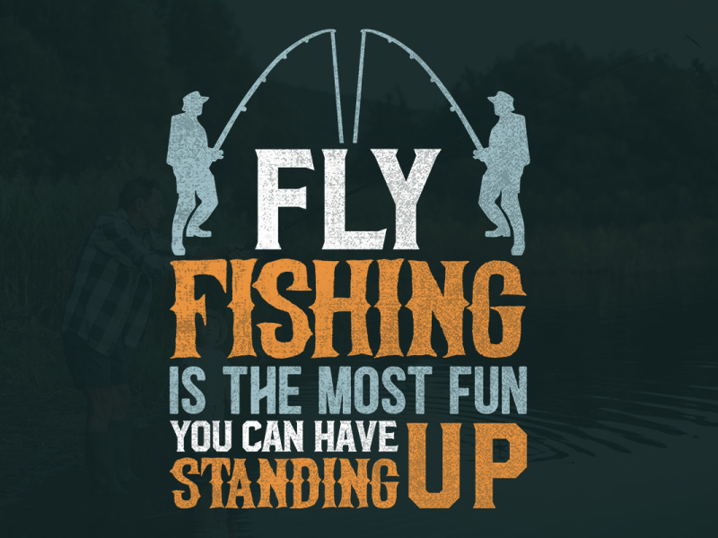 Vintage Fly Fishing T shirt design by Happy Zone on Dribbble