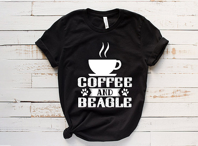 Coffee And Beagle SVG beagle caffeine coffee dog dog paw graphic design mug puppy svg t shirt t shirt design tshirt design typography