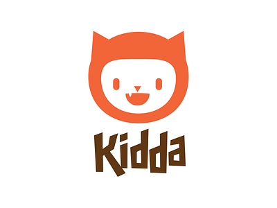 Kidda branding cat logotype mexico