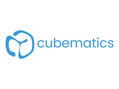 Cubematics Logo Concept app branding colombo cube design icon illustration logo typography vector web