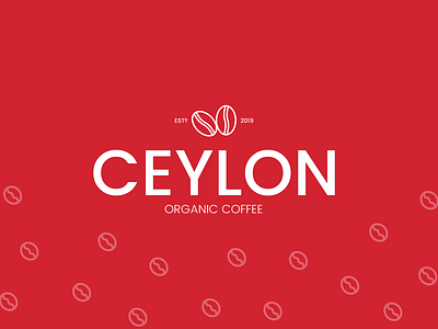 Ceylon Organic Coffee Logo Design branding ceylon coffee design illustration logo minimal organic simple sri lanka vector