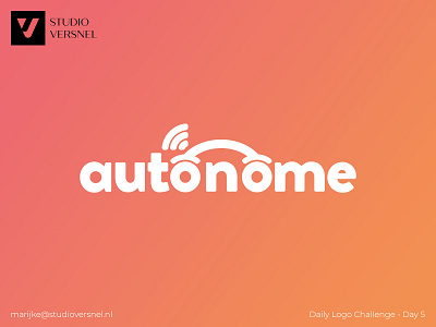 Autonome - Daily Logo Challenge | Day 5 branding design flat graphic design icon illustration logo vector