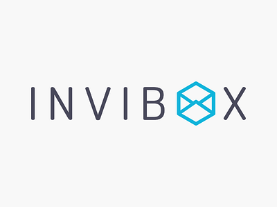 InviBox Logo box brand branding cube email envelope hexagon icon logo mail