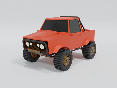 Pickup Truck 3d 3d illustration blender blender3d blendercycles car illustration pickup polymodel render truck