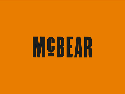 McBEAR custom lettering logo logotype type typography