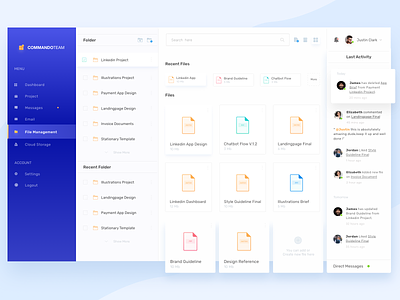 Dashboard - File Management