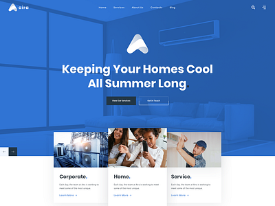 Aira - Conditioning & HVAC Repair WordPress Theme