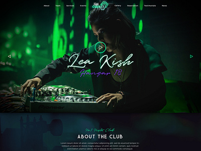 Djo Night Club WordPress Theme business creative design dj modern music nightclub professional typogaphy upqode webdesign wordpress wordpress development wordpress theme