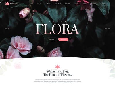 Flora - Flowers & Decoration WordPress business decoration floral flowers gallery portfolio professional typography upqode webdesign wordpress wordpress design wordpress development wordpress theme