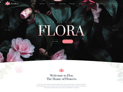 Flora - Flowers & Decoration WordPress