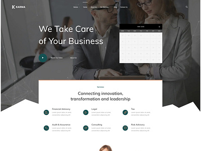 Karma - Responsive WordPress attorney business design finance multipurpose professional responsive responsive design typography upqode webdesign wordpress wordpress design wordpress development wordpress theme