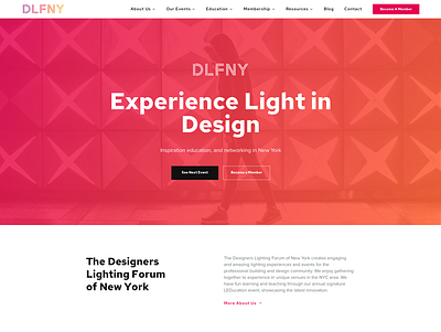 DLFNY agency business design event registration events forum professional typography upqode webdesign wordpress wordpress design wordpress development