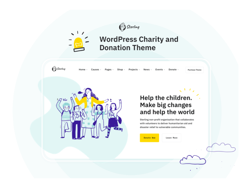 Sterling Children Charity Donation agency animation business charity corona covid design donate donation foundation fundraise fundraising illustration professional typography upqode webdesign wordpress wordpress design wordpress development