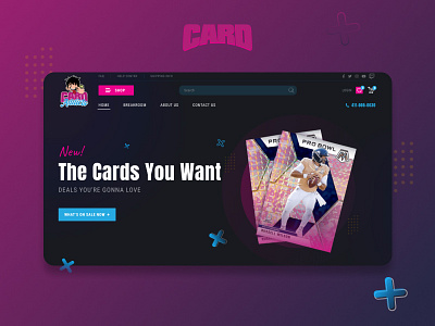 Card Addicts design ecommerce illustration ui upqode webdesign wordpress wordpress development