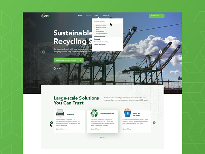 Green Planet 21 clean contentful design professional responsive typography upqode web design web development