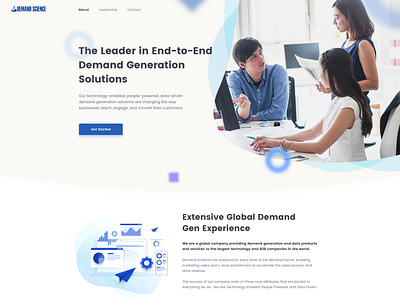 Demand Science Group business design professional upqode webdesign webdevelopment wordpress wordpress design wordpress development