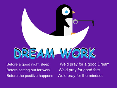 DREAM WORK 3d design graphic design illustration typography vector