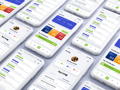 Walkathon Fund Raising App app design fundraising app interactive ui uiux