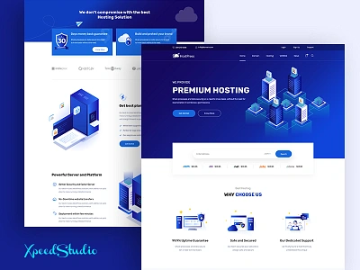 Hostinza - Isometric Domain & Web Hosting Wordpress Theme domain domains hosting hosting template illustration illustration design isometric isometric design typography ui ux vector web web hosting website whmcs wordpress wordpress design wordpress development