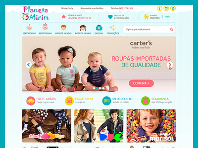 Planeta Mirim - E-commerce baby cute ecommerce fashion fastcommerce infantil kids moda shop