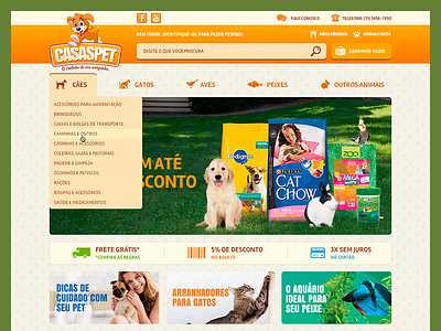 Casas Pet - E-commerce