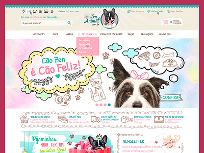 Zen Animal - E-commerce colorful ecommerce loja integrada petshop shop