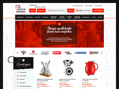 Portal do Cozinheiro - E-commerce